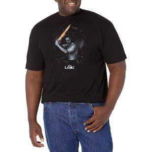 Marvel Big & Tall Loki Sylvie Power Men's Tops Short Sleeve Tee Shirt